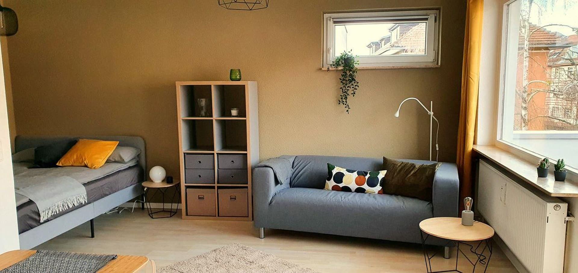 Bezugsfrei am Botanischen Garten: 1-Zimmer-Wohnung, oberste Etage, Südbalkon, TG Stellplatz optional