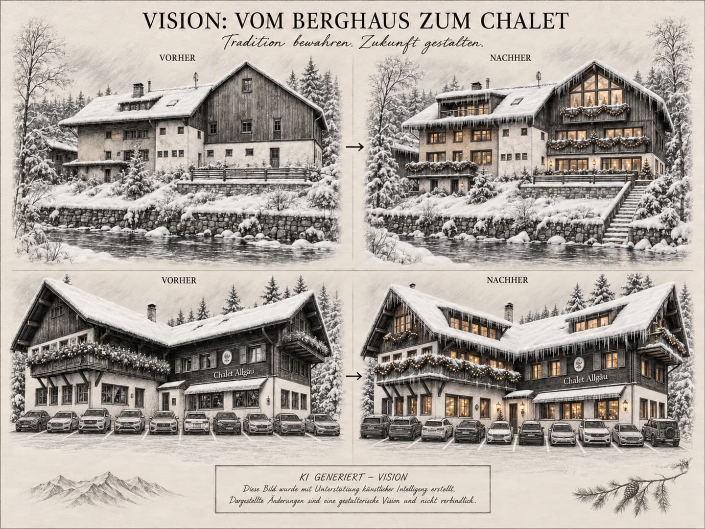 Diskreter Direktverkauf Liegenschaft(1051qm)Provisionfrei: im Naturpark Chalet-Transformationshebel