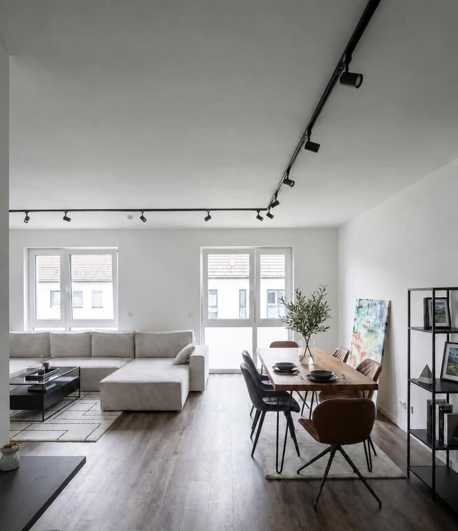 Neubau-Maisonette 2023 · eigener Hauseingang · Balkon · 3 Zimmer · möbliert möglich
