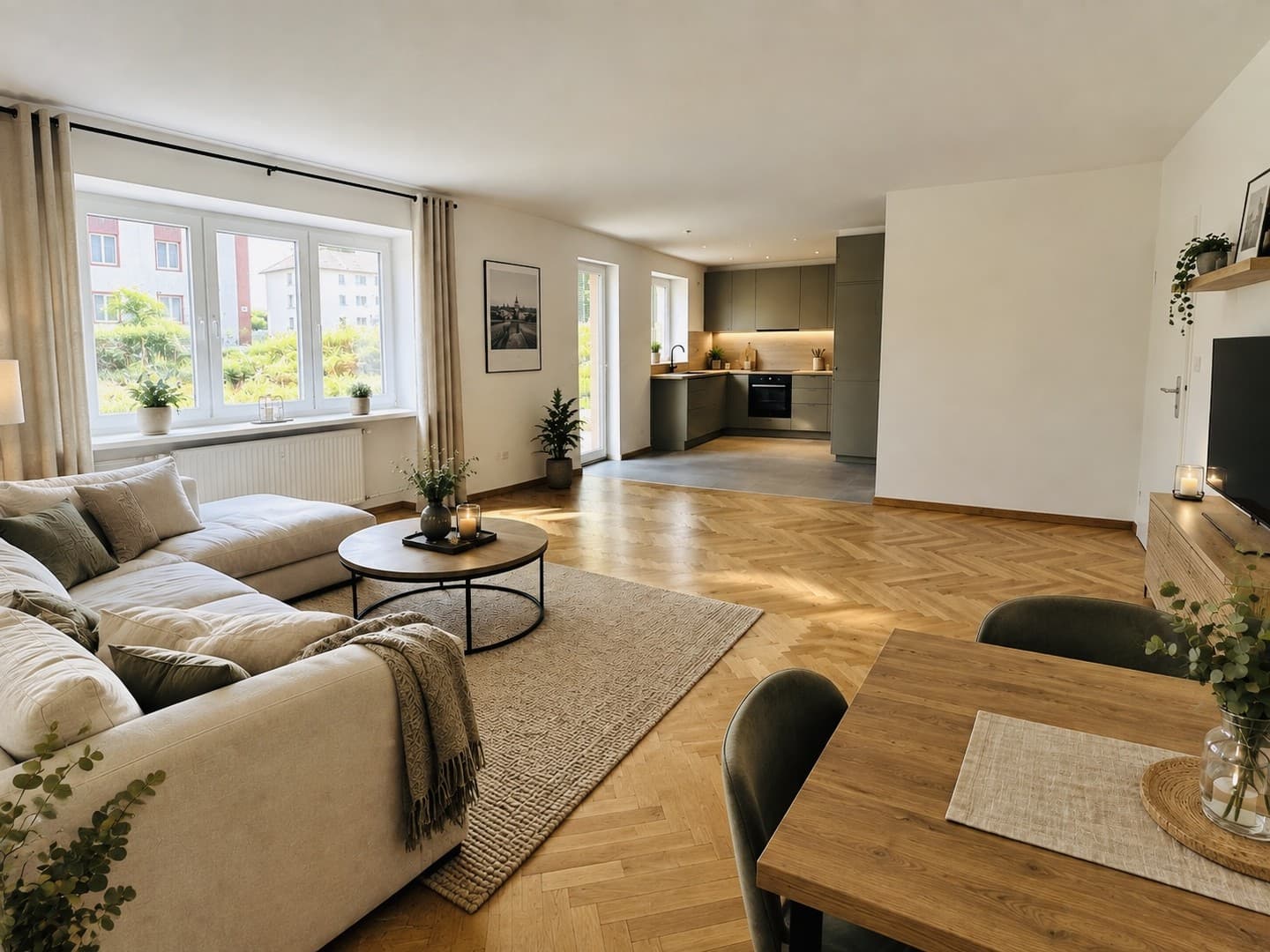 Modernisierte 3-Zimmer Wohnung