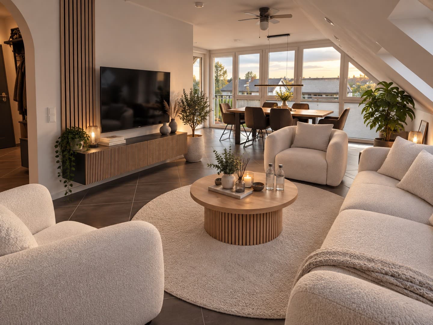 Exklusiv vollmöblierte 4-Zimmer-Wohnung | 101 m² | Fussbodenheizung | Klimaanlage | Wohnen auf Zeit