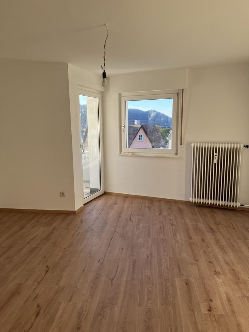 Stilvolle, neu sanierte 1-Zimmer Wohnung inkl. Balkon und EBK