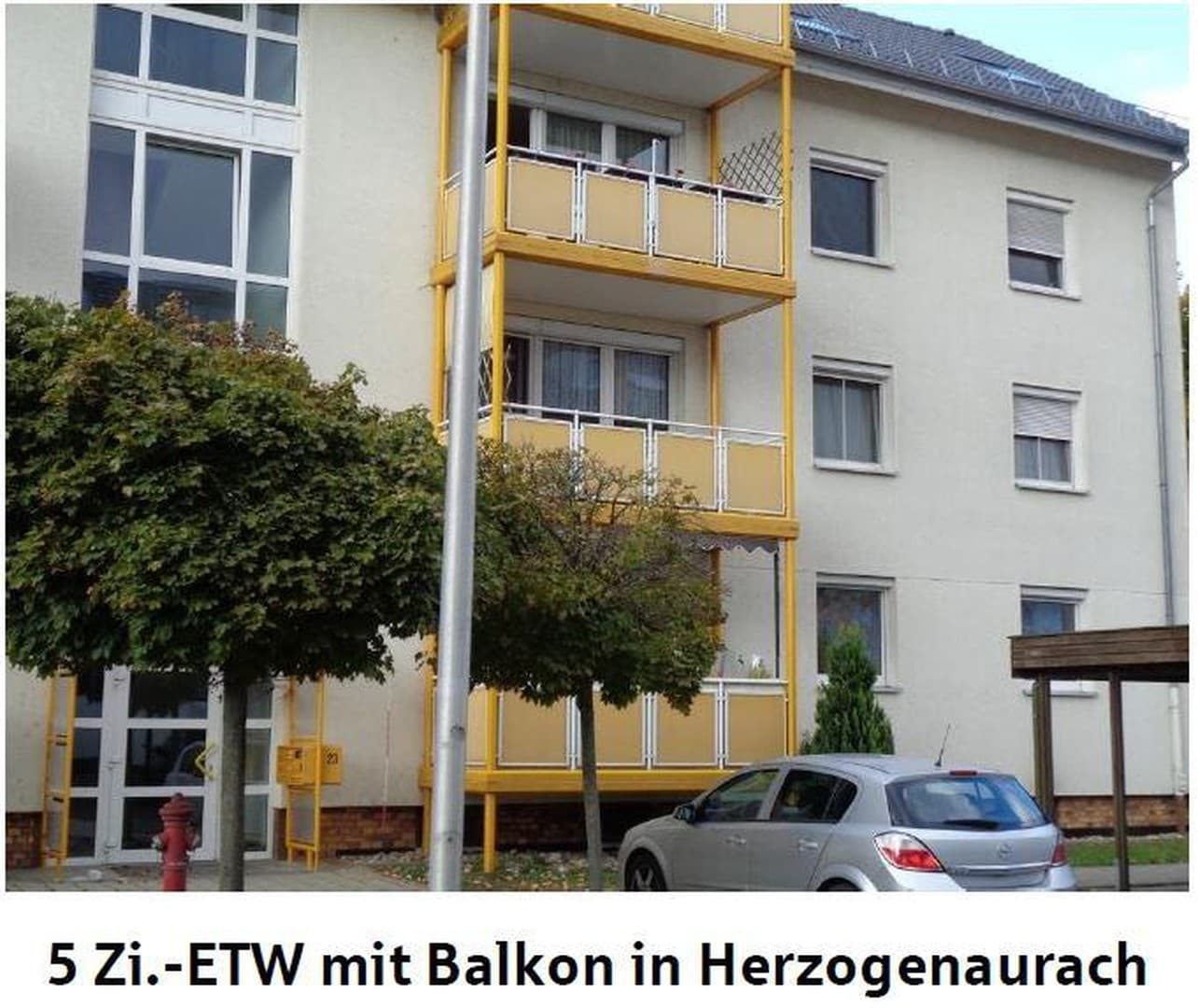Moderne und gut ausgestattete 5Zi.Wohnung (112m²) in guter Lage in Herzogenaurach