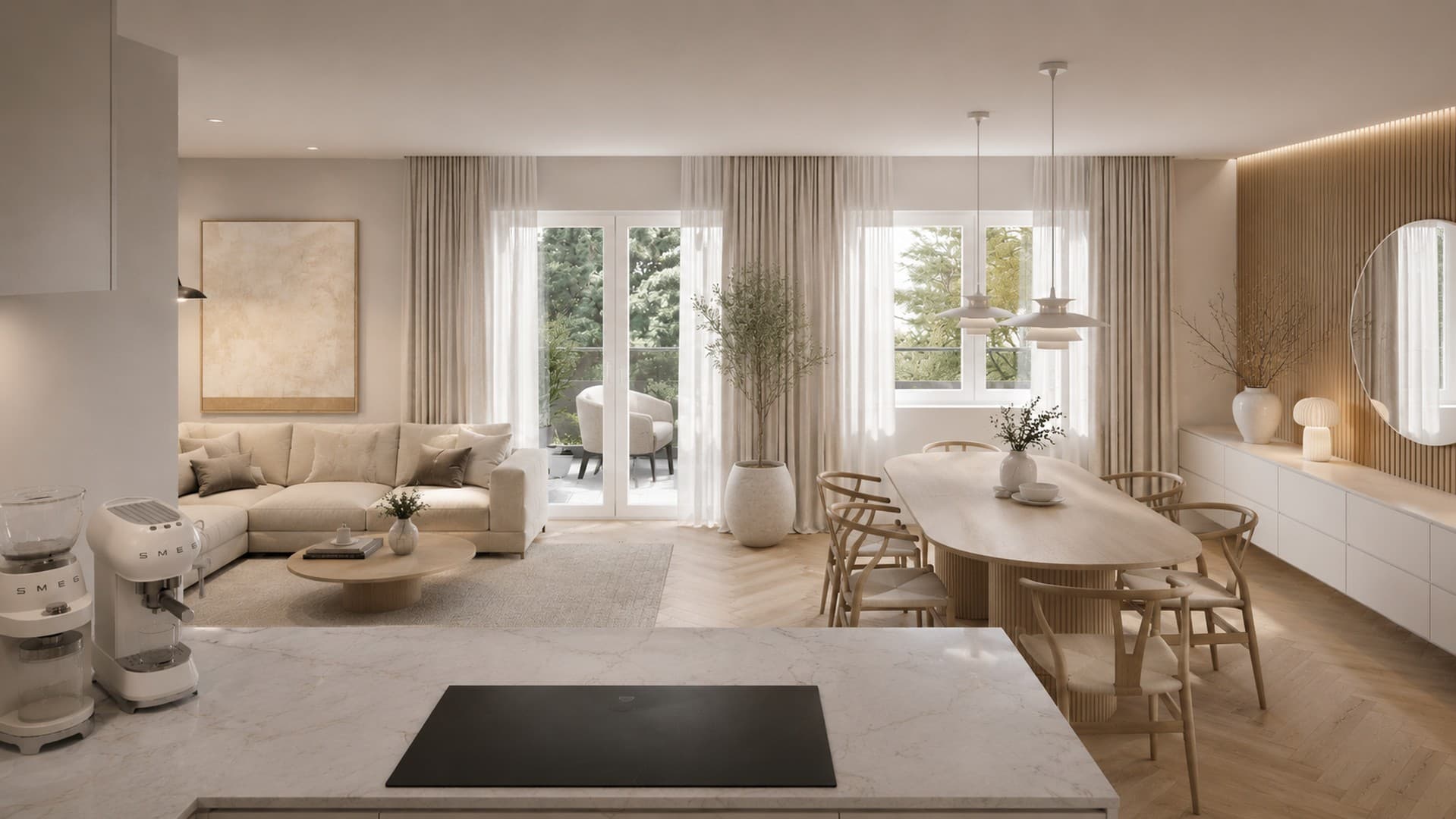 Neubauwohnung mit Garten, KfW-Förderkredit bis 100.000 €, provisionsfrei