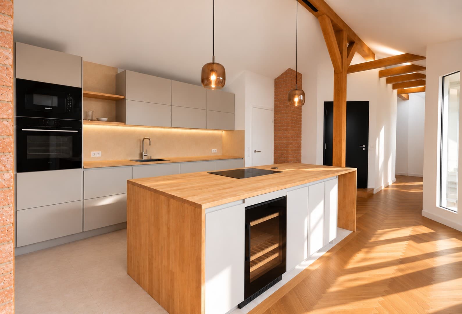 Penthouse mit Sauna und Dachterrasse im Bergmannkiez
