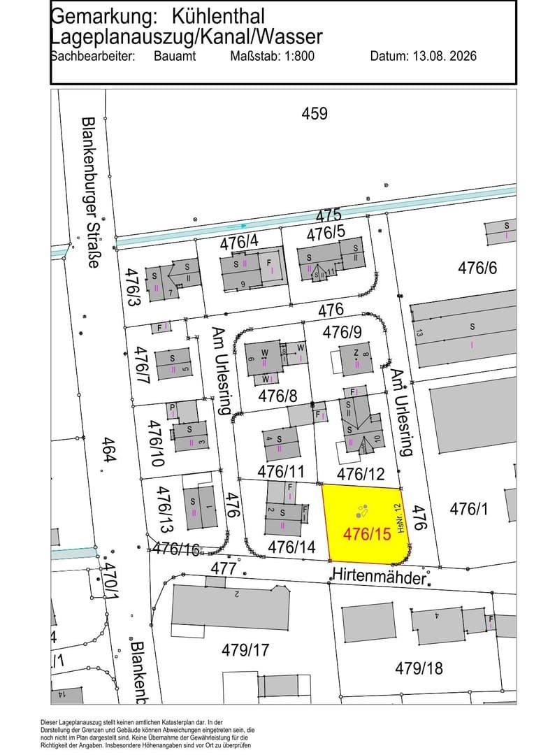Baugrundstück in 86707 Kühlenthal zu verkaufen