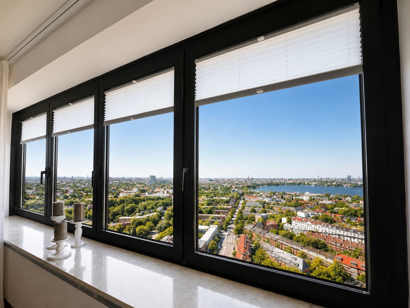 Fully furnished high-rise residence – 29F/ W1 – panoramic views over Hamburg