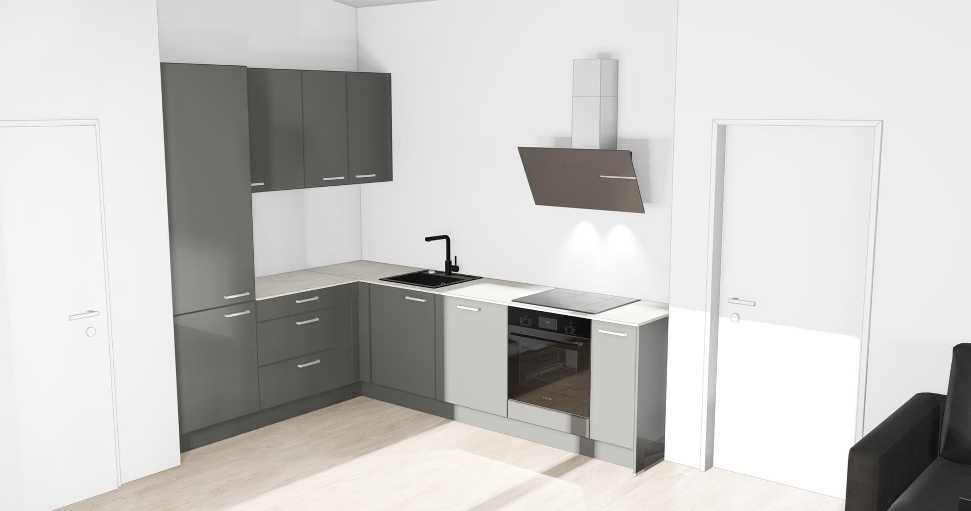 2×Penthouse mit 20m² Dachterrasse und über 3 m Raumhöhe