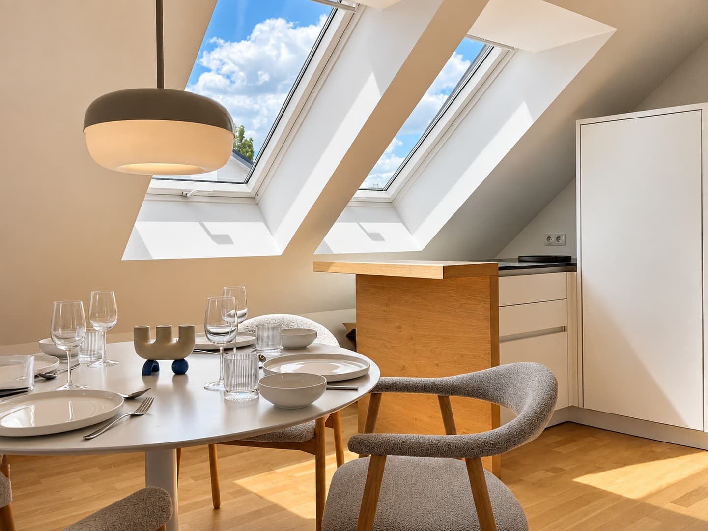 Penthouse mit Einbauküche