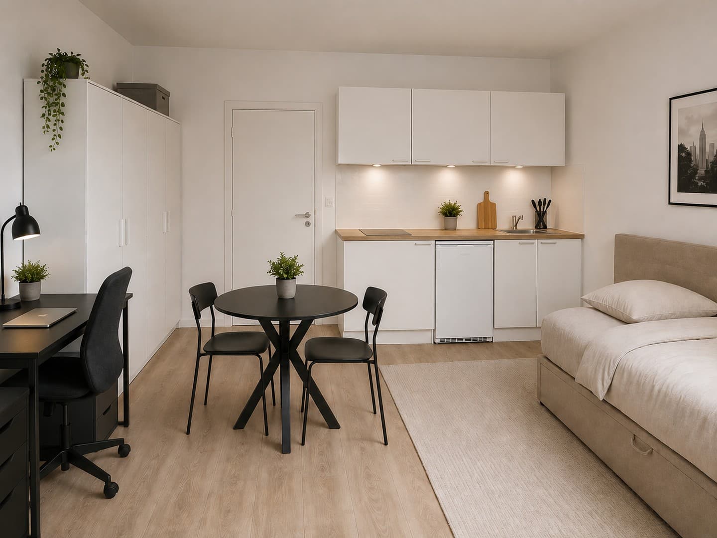 möblierte Studentenapartments ab Mitte Oktober