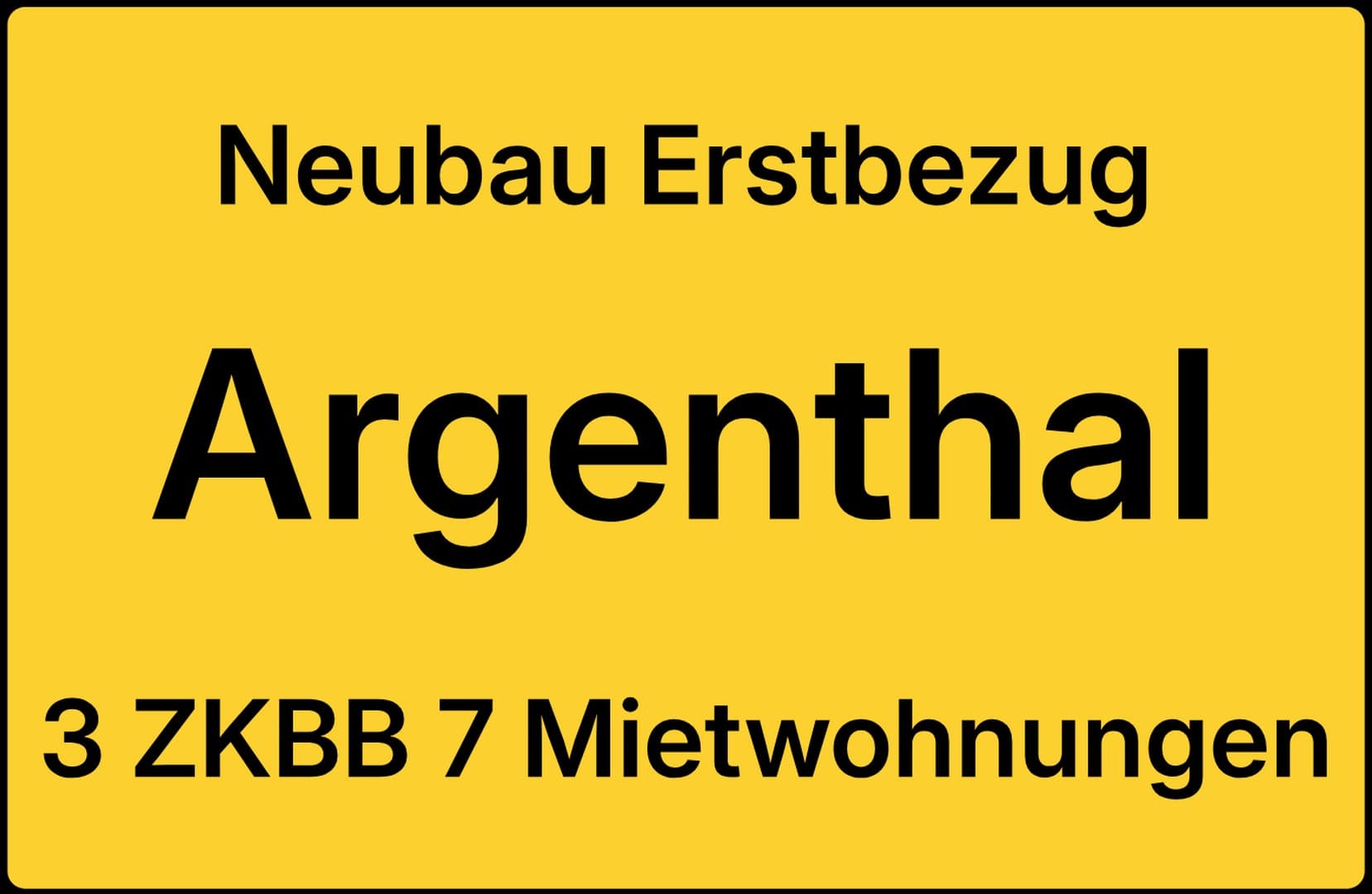 Mietwohnungen in Argenthal – Bezug ab März 2027