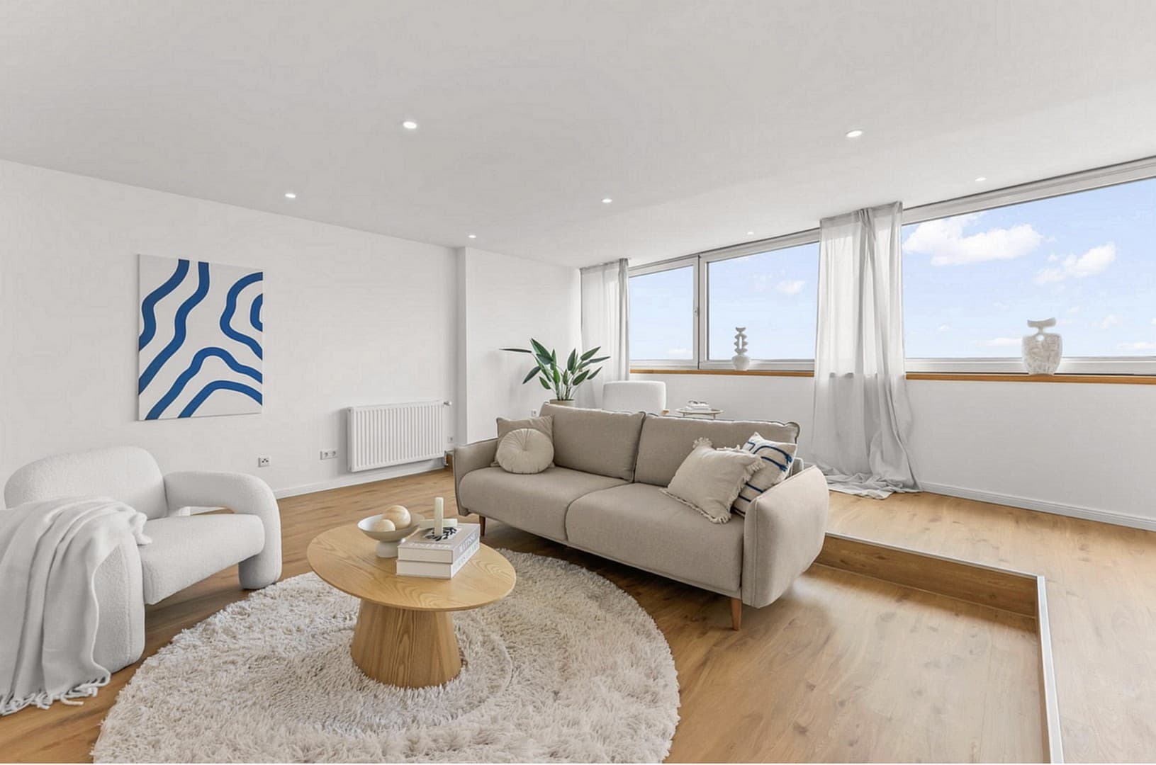 Exklusive Stadtwohnung mit sensationellem Ausblick über Bremerhaven - bezugsbereit- provisionsfrei!