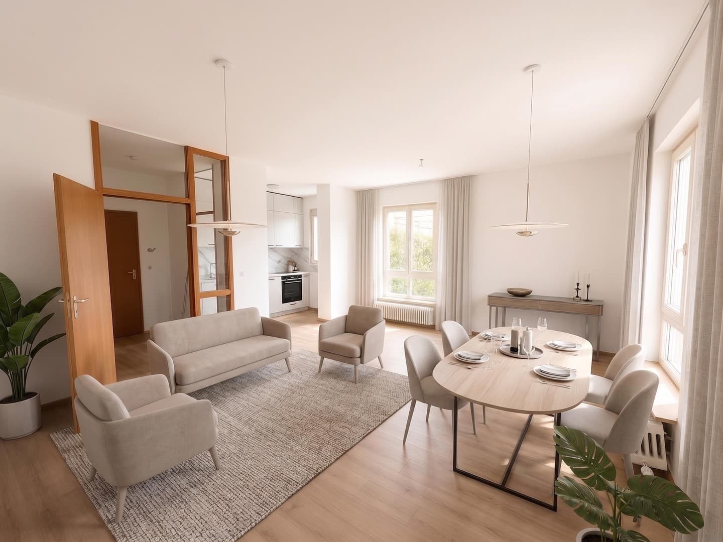 Helle 2-Zimmer-Wohnung in Kornwestheim, Terrasse, Garten, TG, renoviert & E-Rollläden