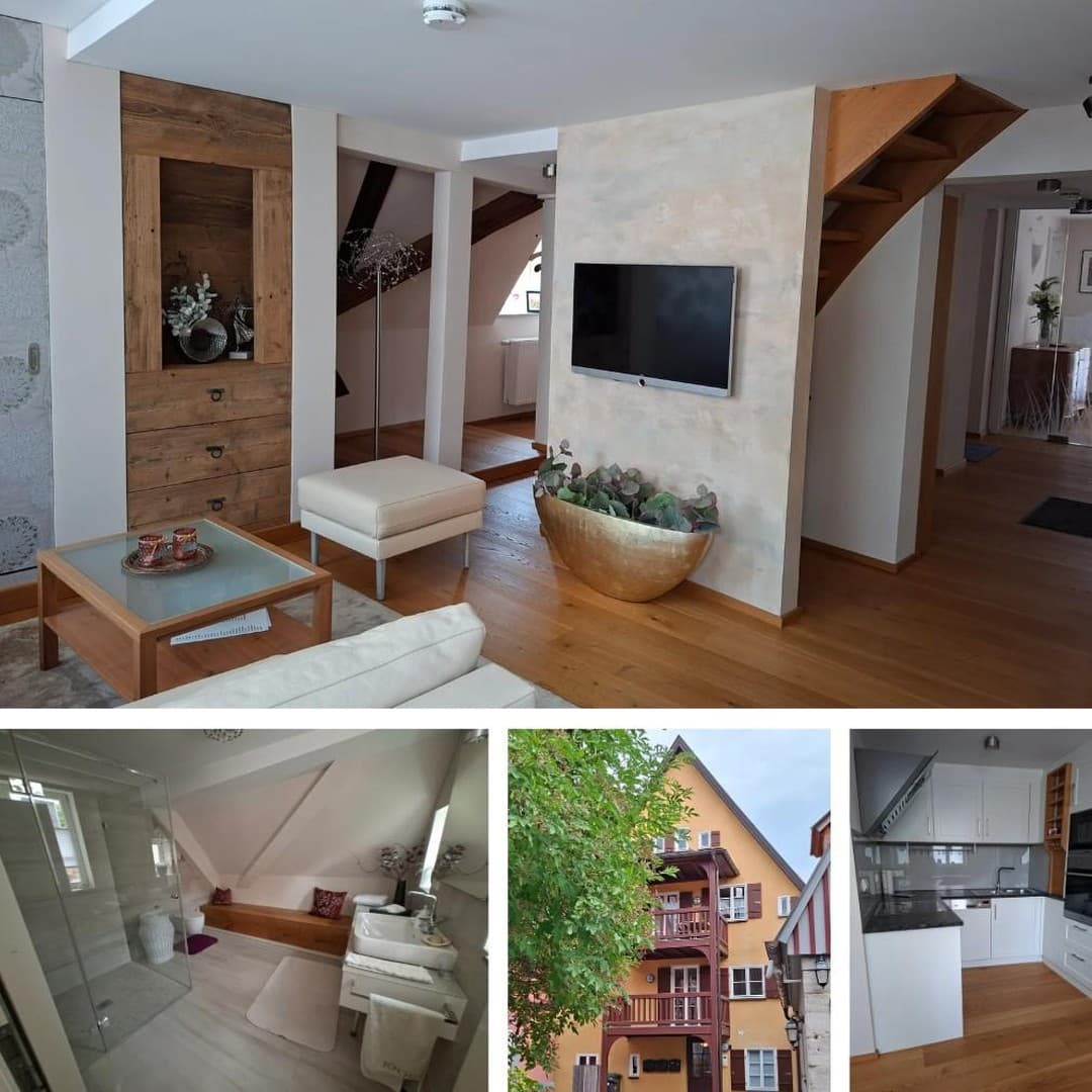 Stilvolle und exklusive Maisonette-Altstadtwohnung mit Aufzug und Balkon