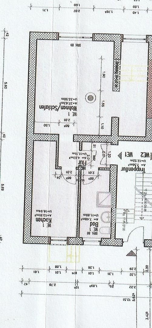 Helle 2-Zimmer-Wohnung mit Balkon und Laminatböden