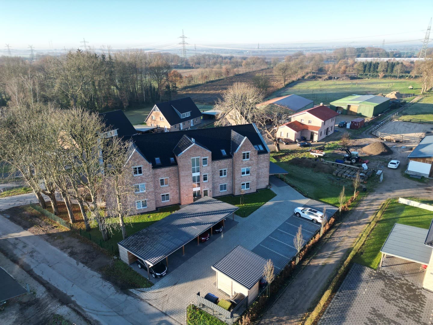 Helle 3-Zimmer-Wohnung mit großzügigem Grundriss und Blick ins Grüne