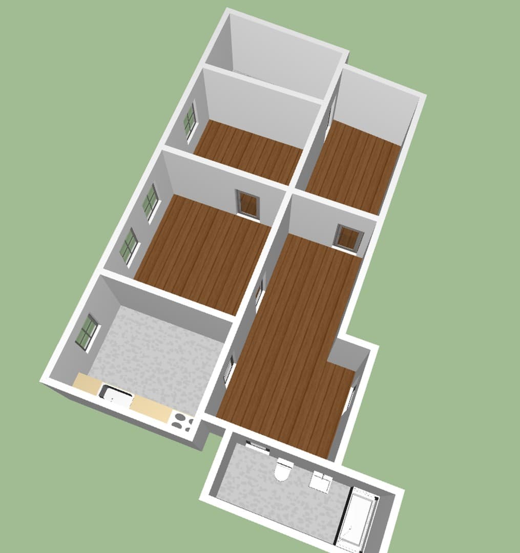 3-Zimmer DG-Wohnung in der Kernstadt - WG geignet (Whg 7014)