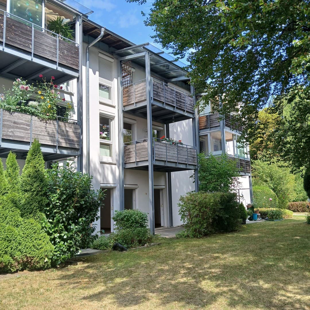 Kempten: 2 Zi Terrassen Wohnung in Seniorenwohnanlage