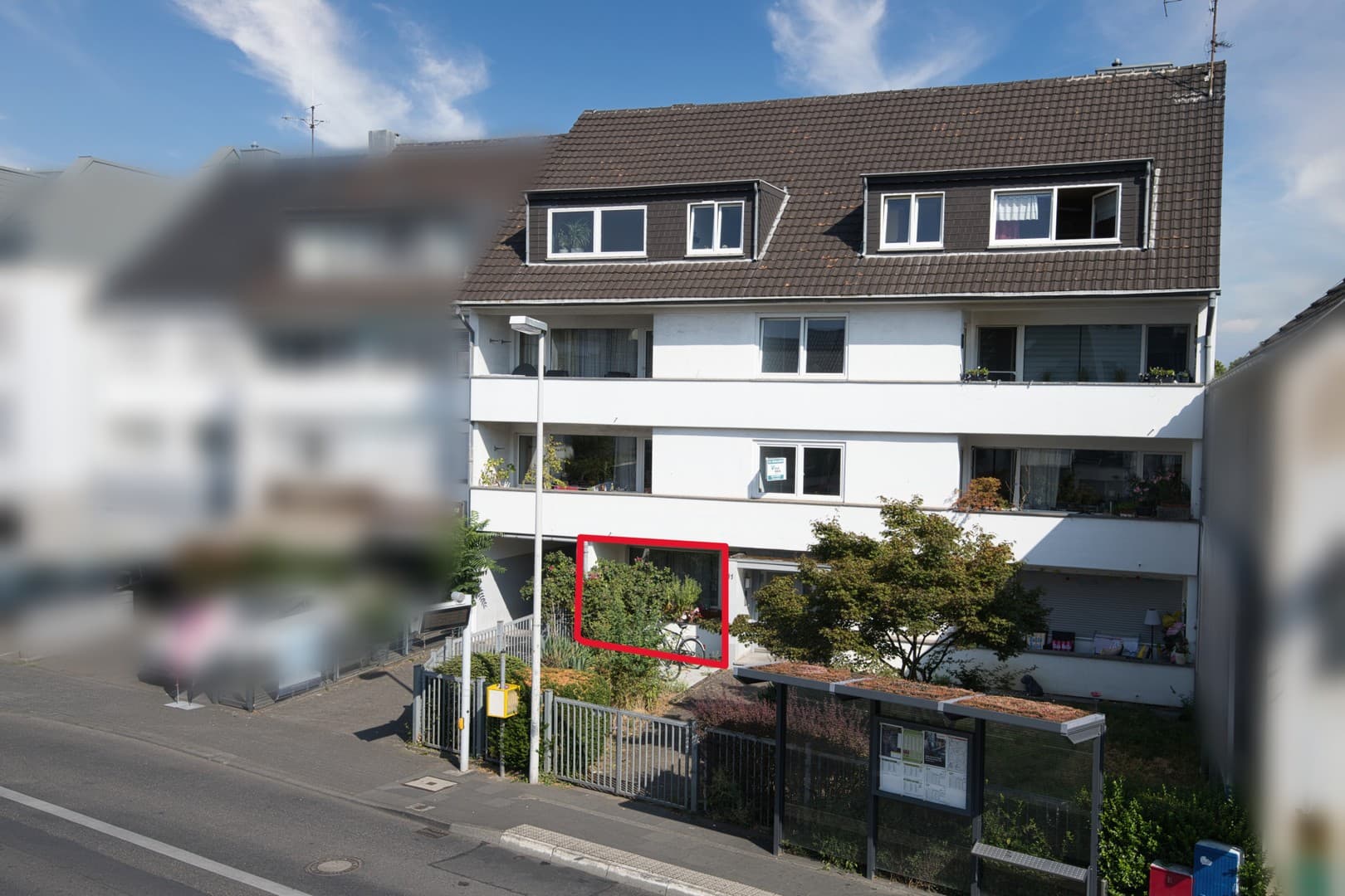 Vermietete Erdgeschosswohnung in Bonn-Duisdorf mit Garage