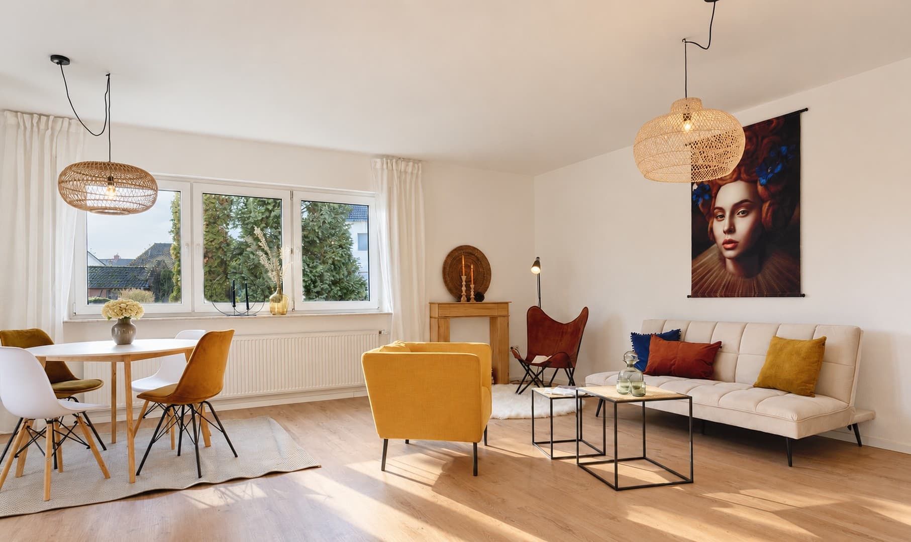 Renovierte 3-Zimmer-Wohnung mit Balkon in zentraler Lage von Bad Nauheim
