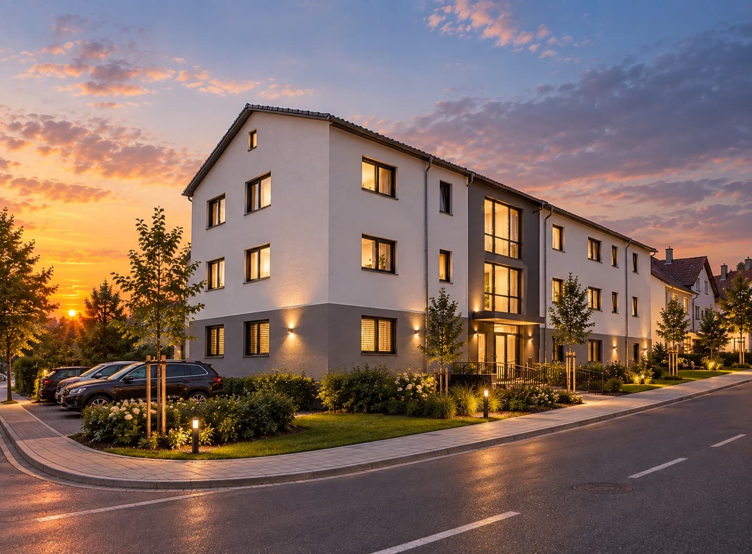 Neubau als Erstbezug in Wangen: Barrierefrei, Erdwärme-Kühlung, Balkon & Tiefgarage