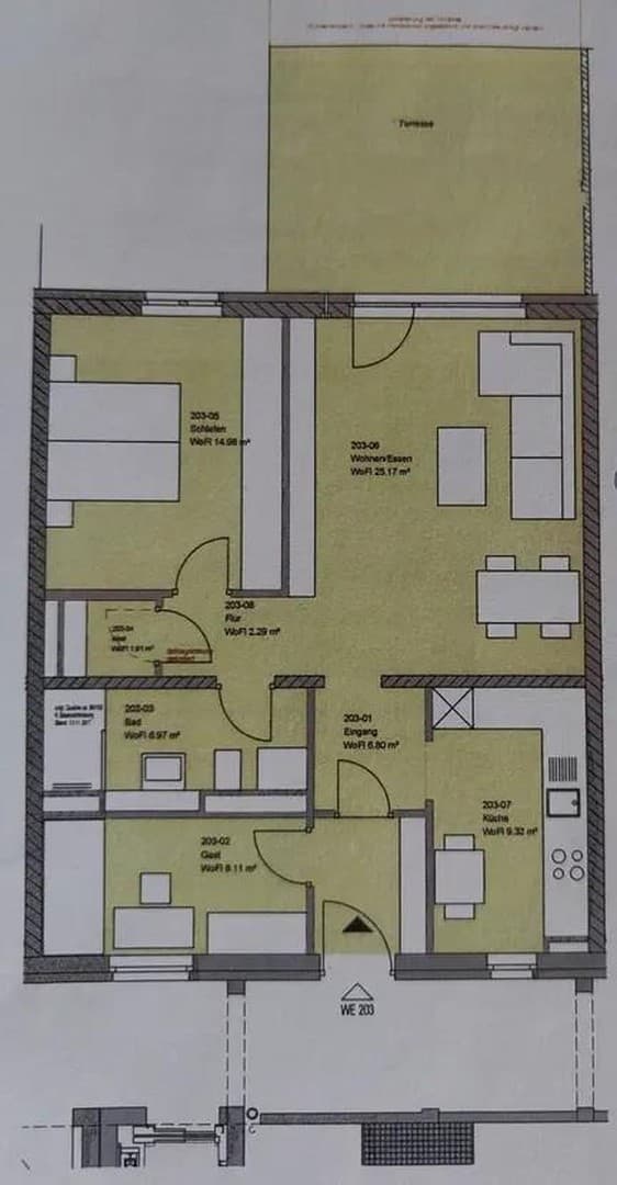 Geschmackvolle 3-Zimmer-Erdgeschosswohnung inkl. Tiefgaragenstellplatz