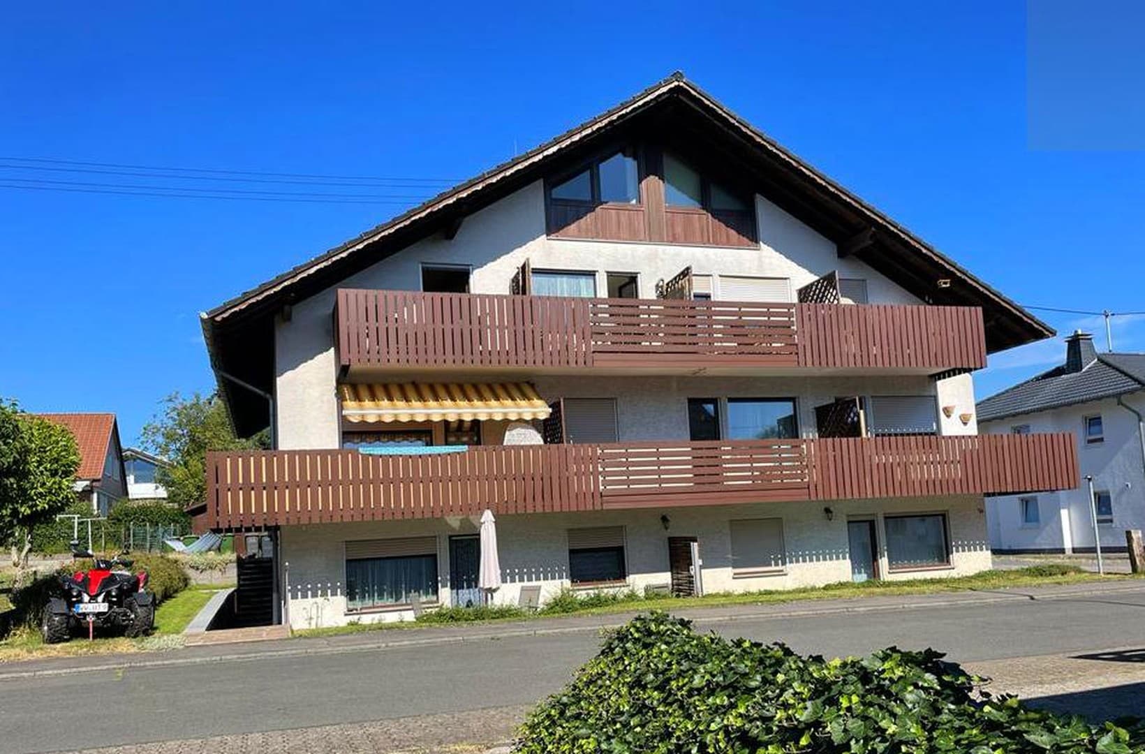 Ruhige 3 ZKB Balkon Wohnung in Pottum am Wiesensee