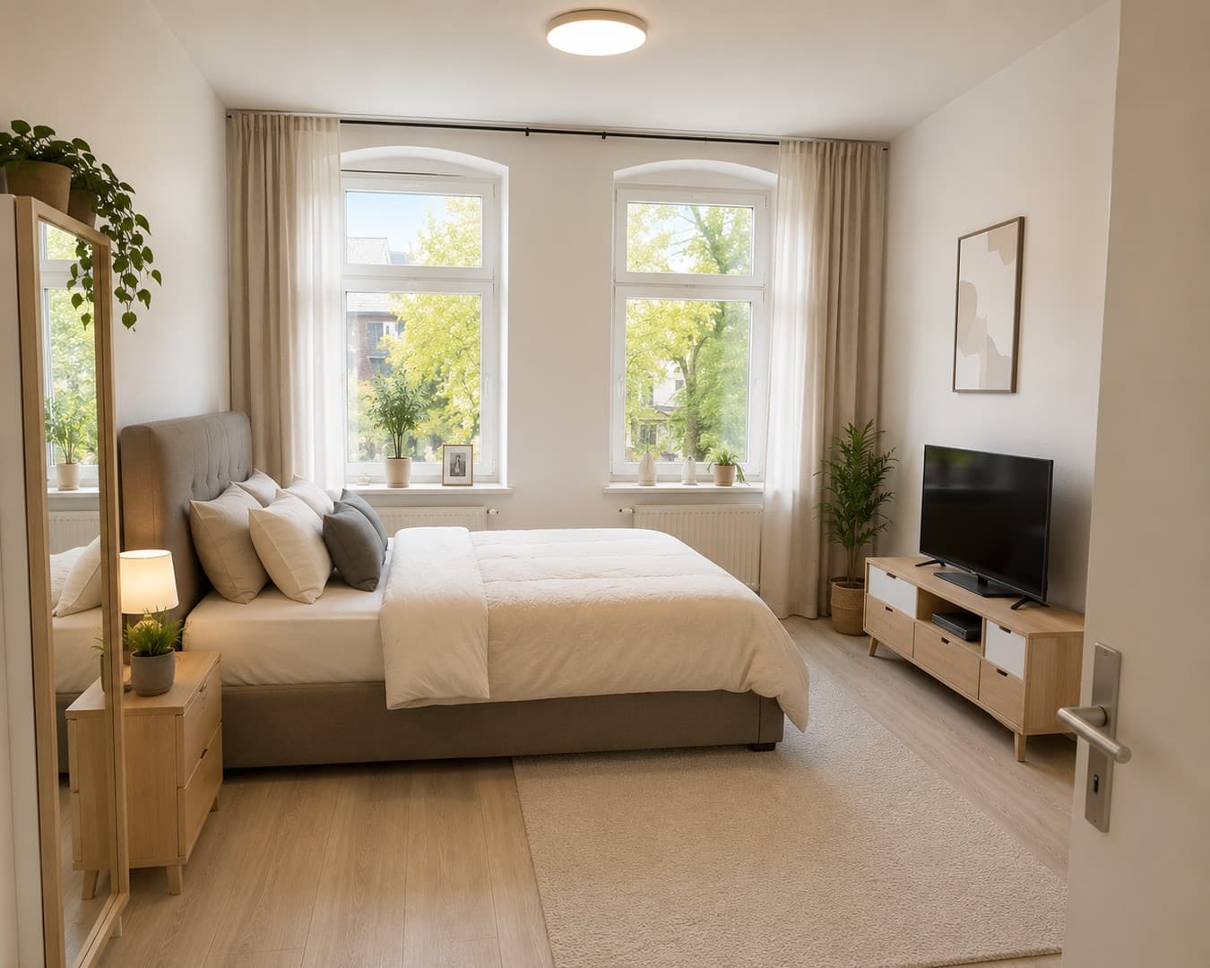 Großzügige 4-Zimmerwohnung mit großer Terrasse und Wohnküche in Zeitz — vollsaniert