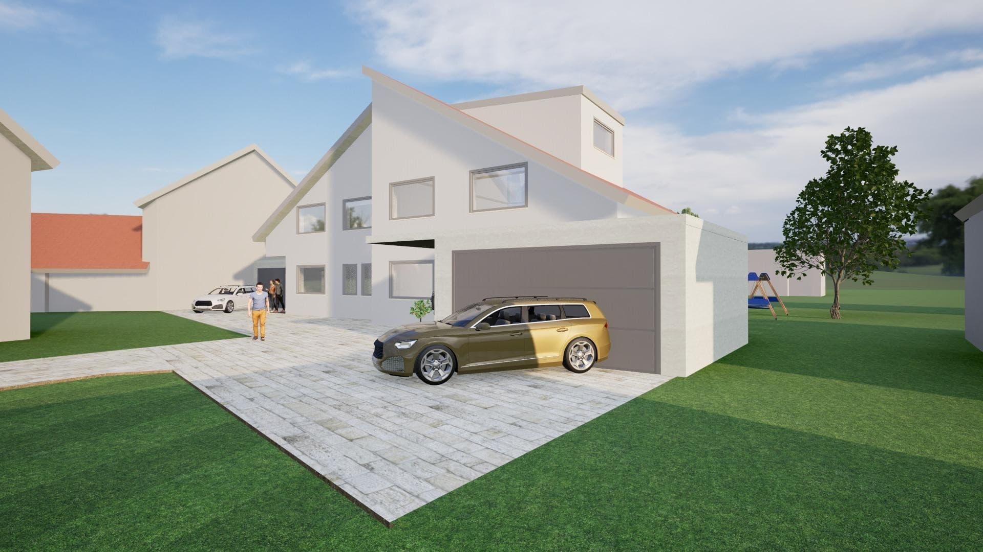 Provisionsfrei: 2 Baugrundstücke mit Bauvorbescheid für Doppelhaus – auch einzeln ab 149.000 €