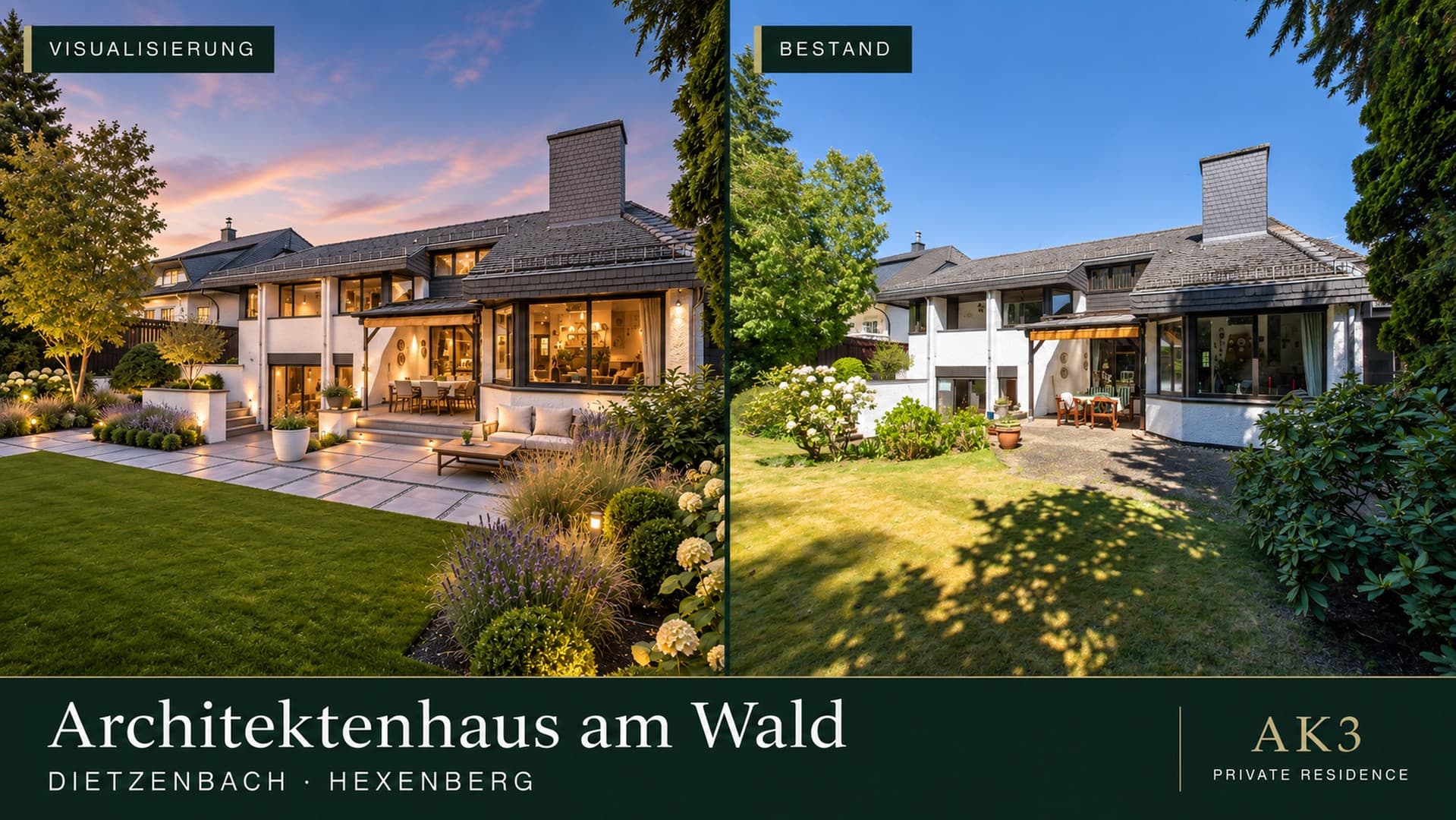 Architektenhaus mit Galerie auf 1.294 m² Grundstück