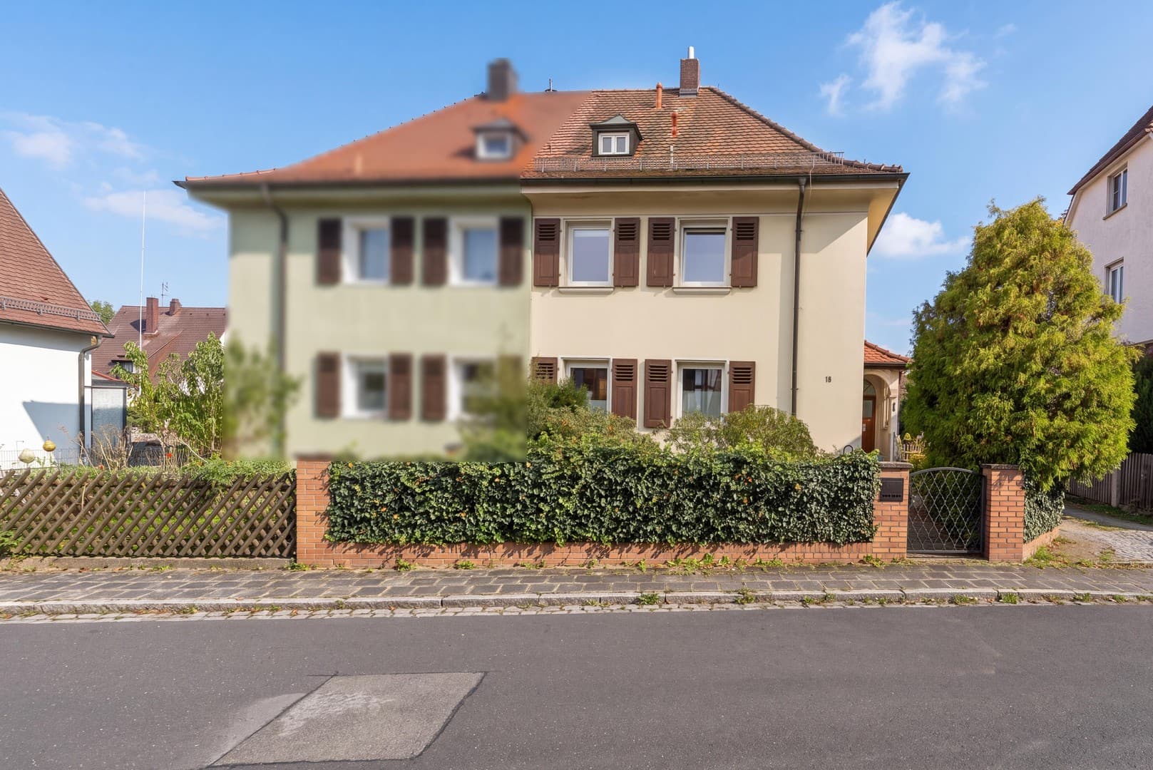 Sanierte Doppelhaushälfte mit Charme, Garten, Garage & Ausbaureserve im Dachgeschoss