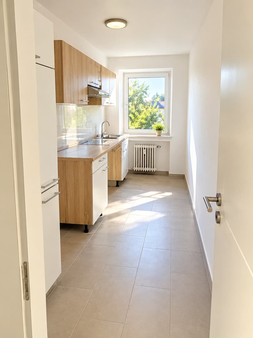 2,5 Zimmer Wohnung mit Küche und Balkon