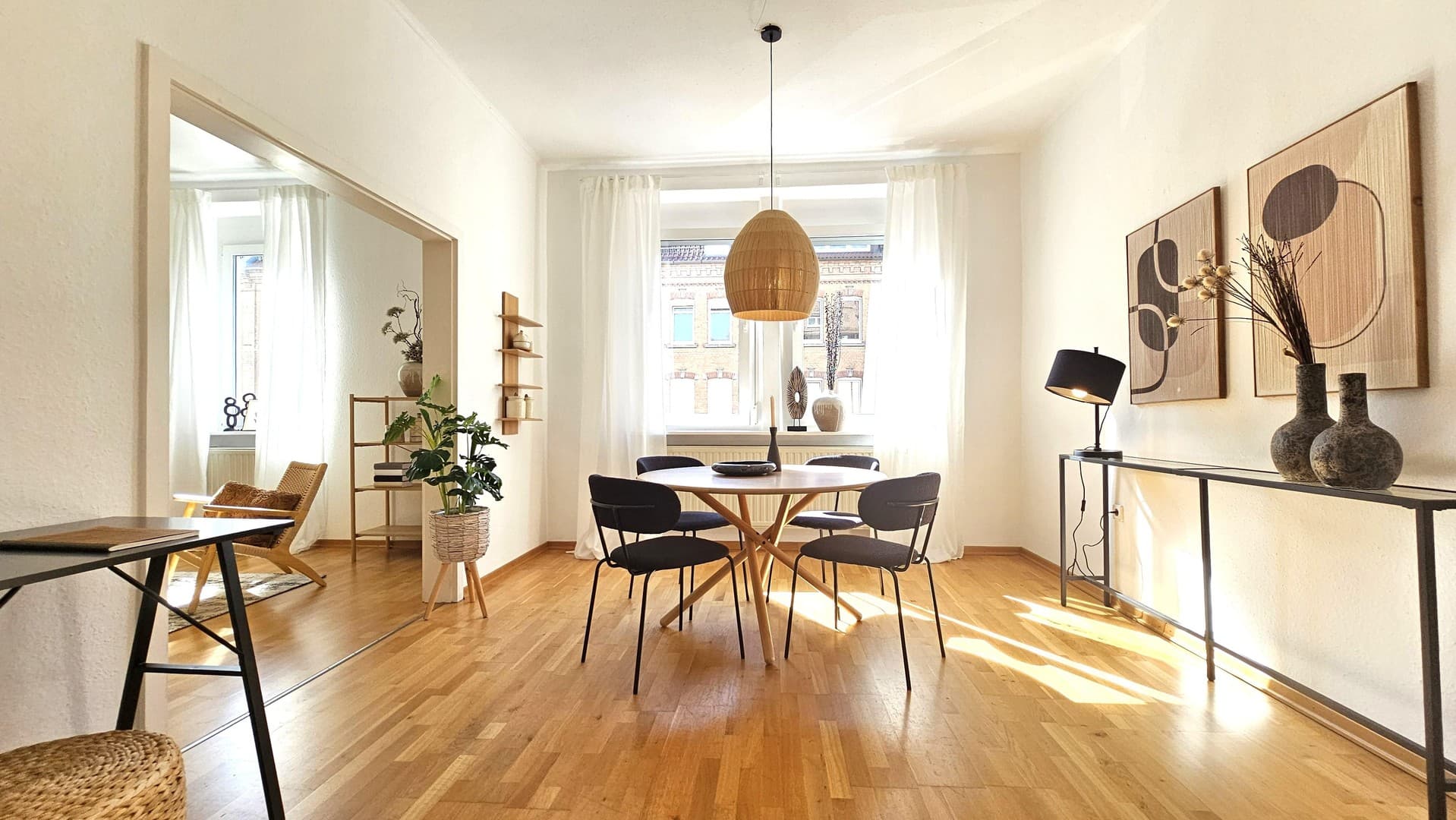 VON PRIVAT + SOFORT FREI: Helle 4-Zimmer-Whg m. 82 qm, Tageslichtbad & Garage im Zentrum von Neu-Ulm