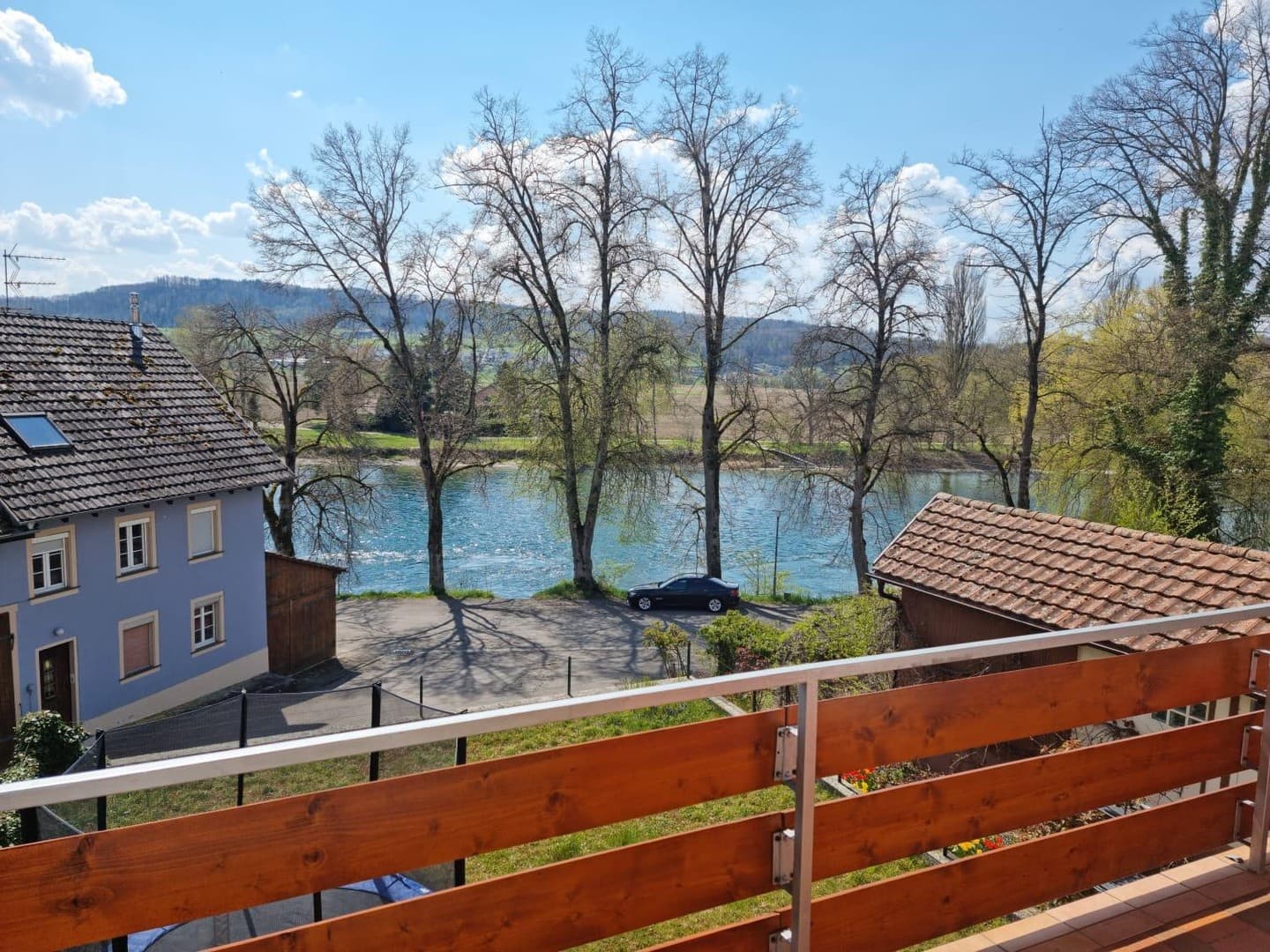 Helle 4 Zi.Wohnung mit Rheinblick