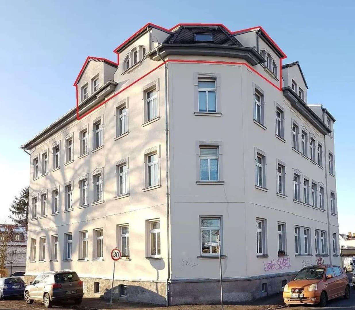 Helle 2-Zimmer Dachgeschosswohnung in Leipzig-Wiederitzsch