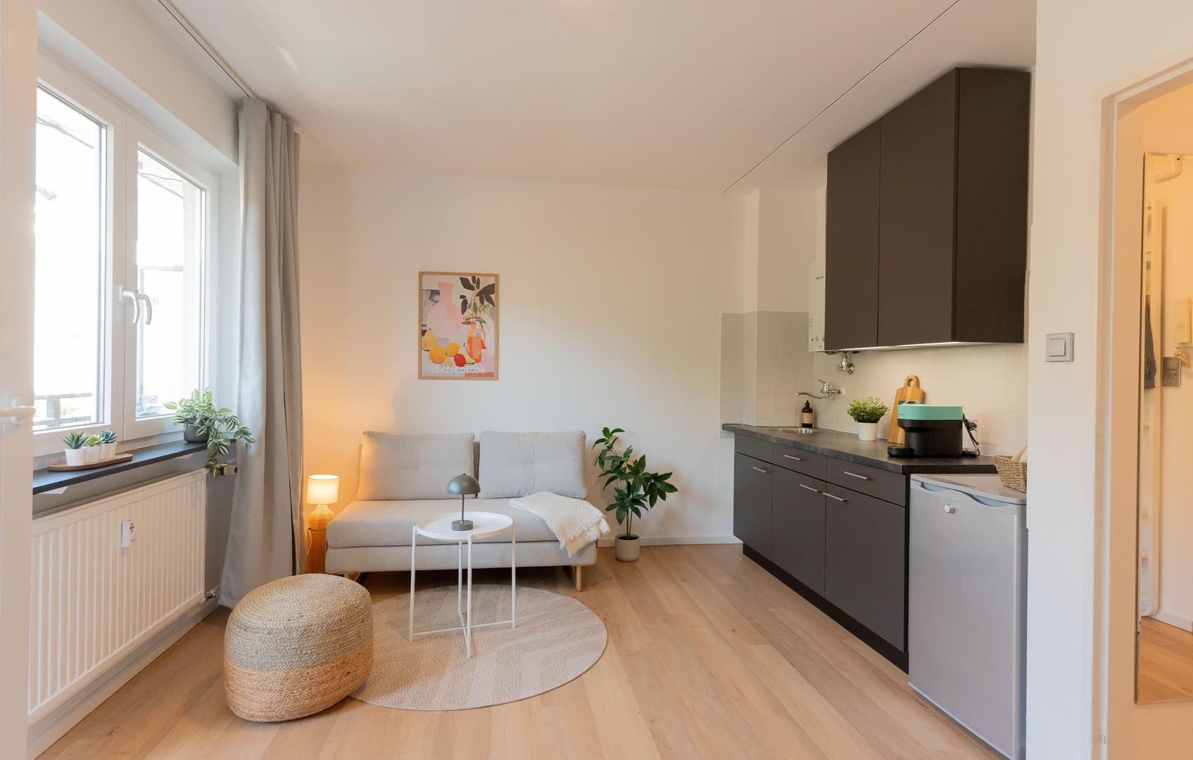Wohnen in TOP Lage: Renovierte & bezugsfreie 1-Zimmer-Wohnung in der Oststadt