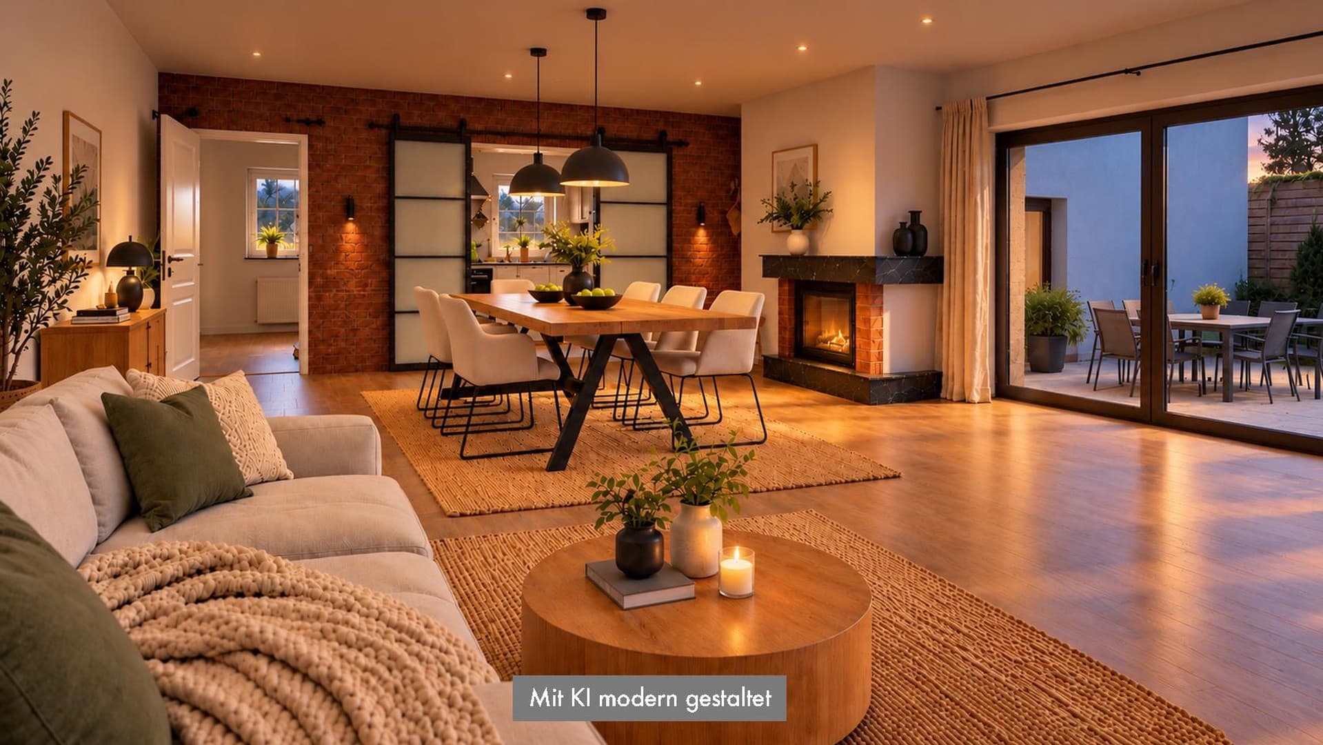 Architekten-Bungalow mit großem Grundstück und Baupotenzial