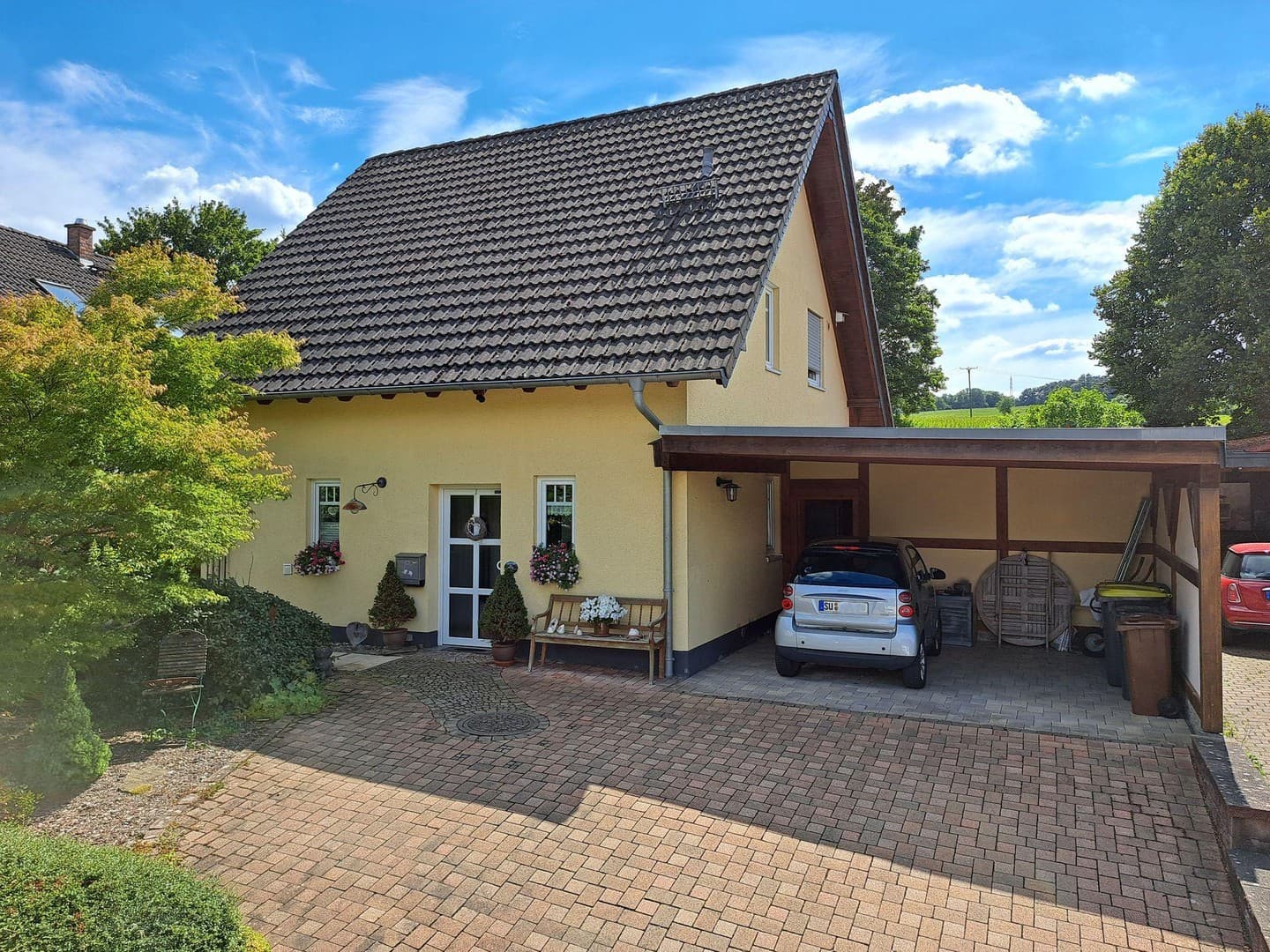 Einfamilienhaus mit Wärmepumpe