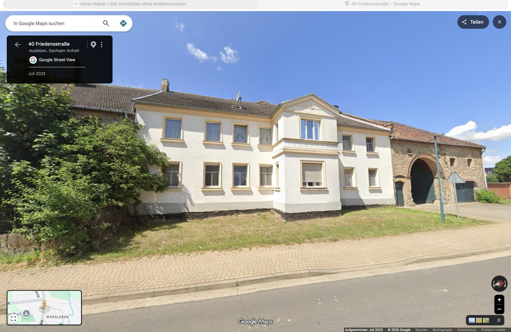 Voll vermietetes Mehrfamilienhaus | 3 WE + 6 Garagen | 11,14 % Rendite