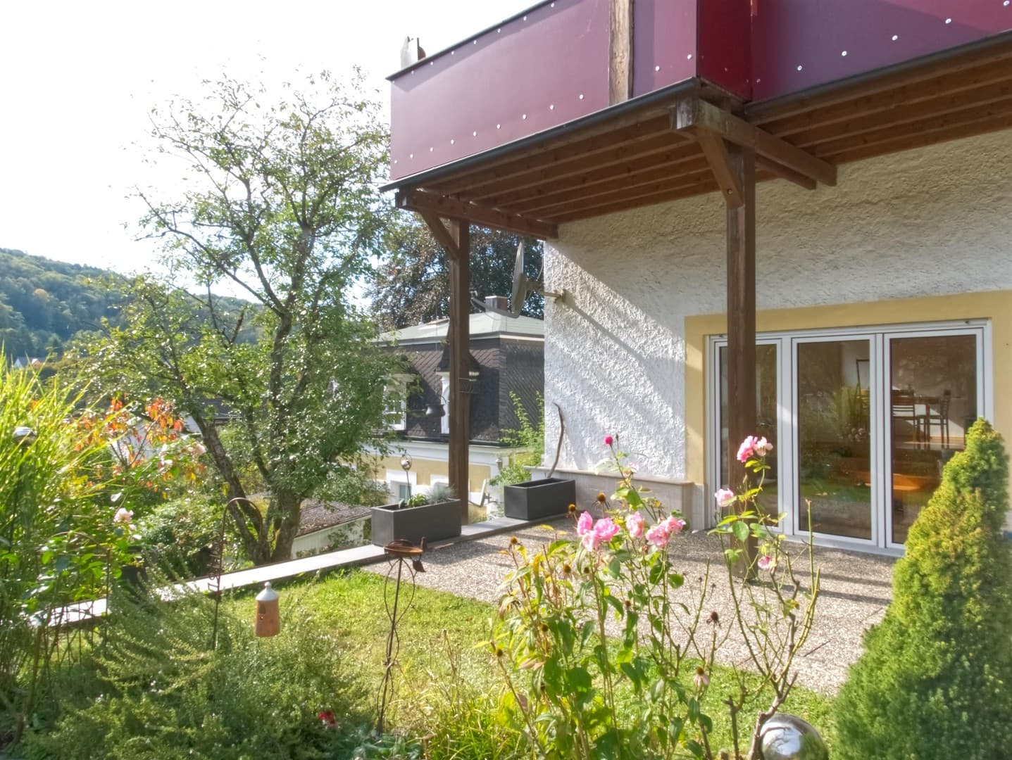 Provisionsfreie 3,5-Zimmer-Terrassenwohnung mit Einbauküche & Ausblick ins Grüne | Muggendorf