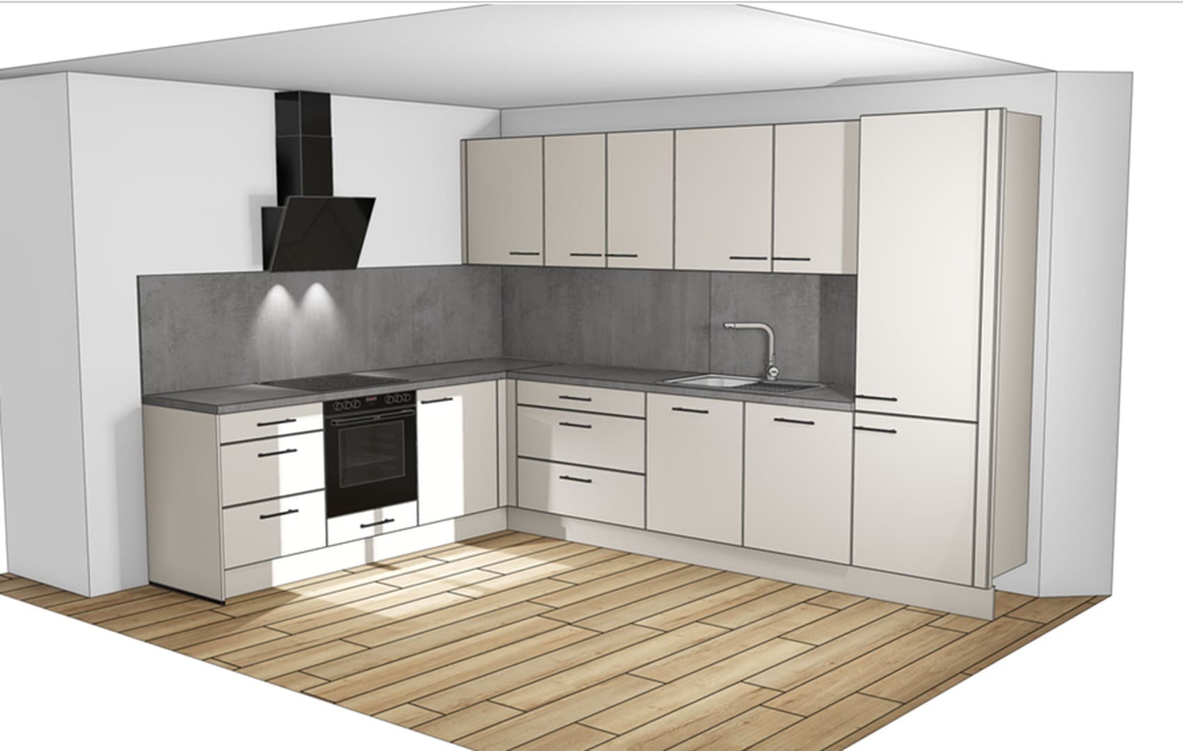 Erstbezug nach Sanierung 2 Zimmer Wohnung mit Balkon 2.OG