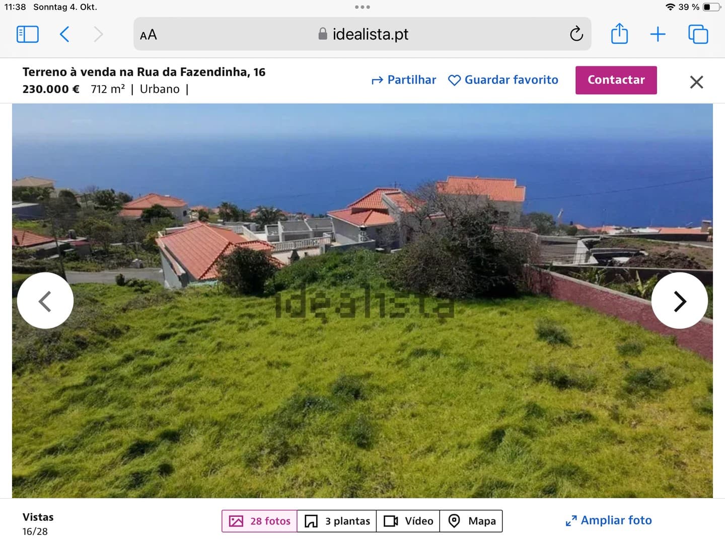 Topgrundstück mit Meerblick und Archtiktenplan