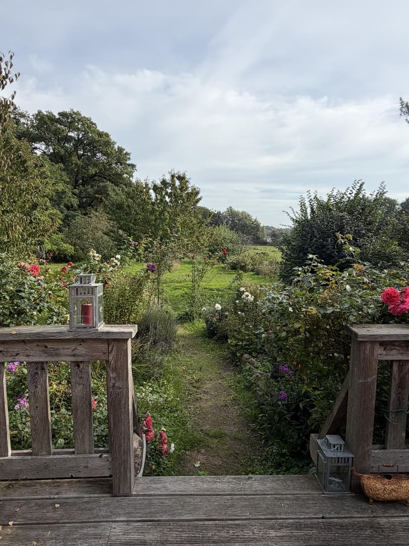 Wohnung am Schaalsee mit Garten und Seeblick