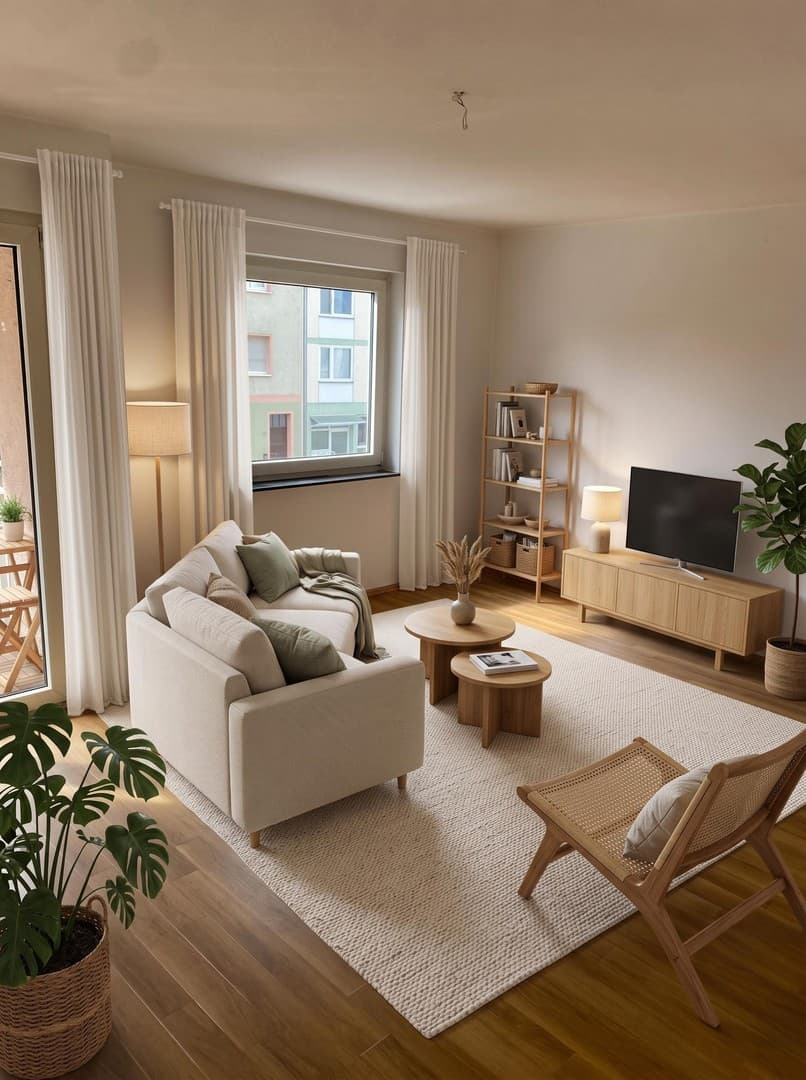 Attraktive 3-Zimmer-Wohnung mit Balkon zwischen Neustadt und Zollhafen