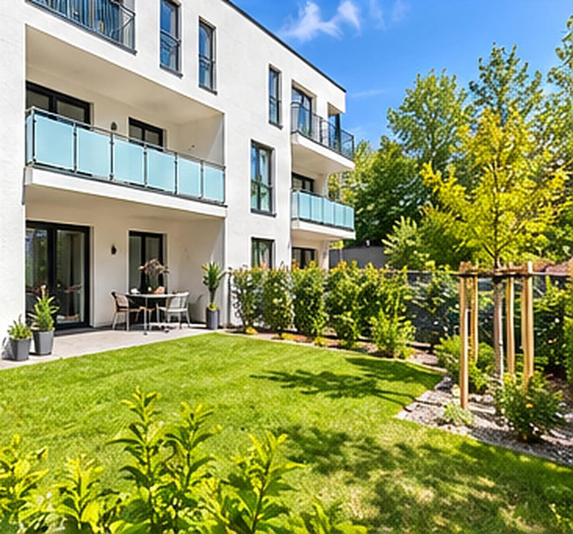 Komfortabler Neubau mit Privatgarten, Aufzug & Stellplatz