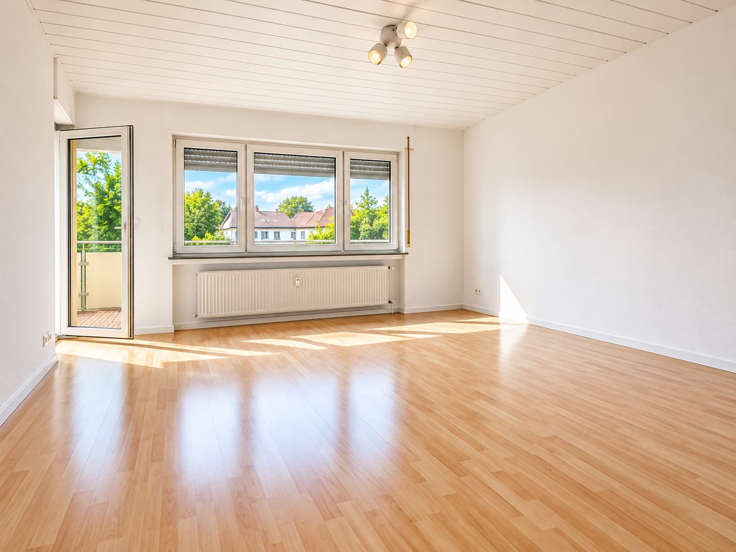 Provisionsfrei mit Stellplatz - Renovierte Wohnung mit Blick ins Grüne