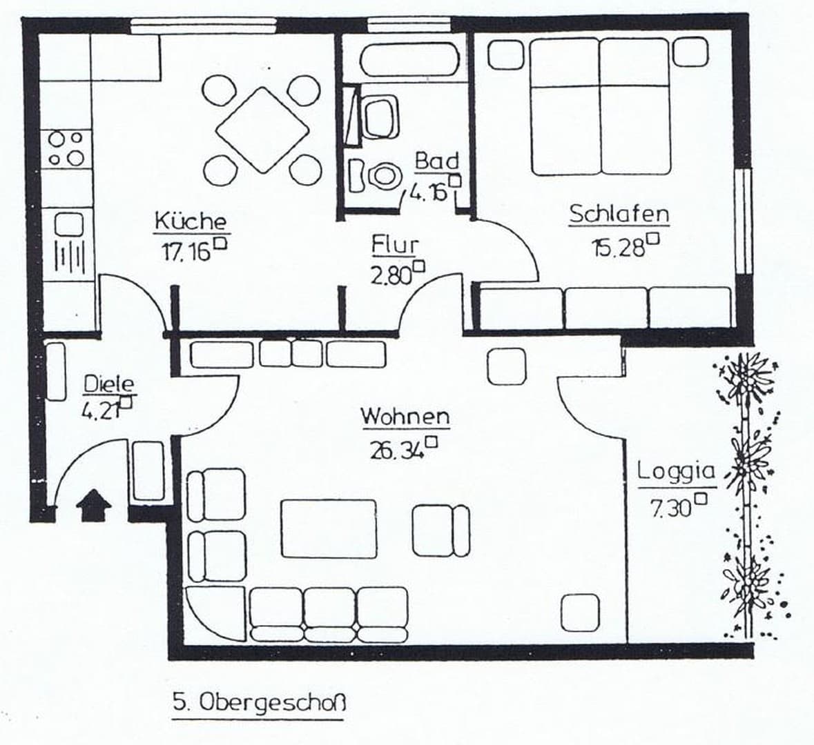 2-Zimmer-Wohnung in Wi-Delkenheim
