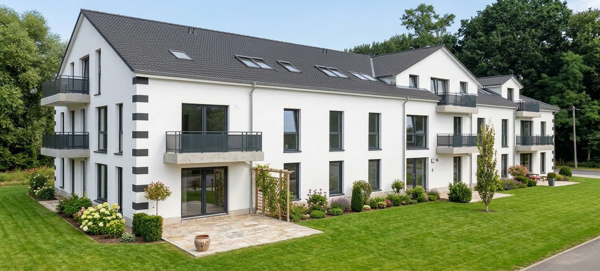 Ihre ruhige Terrassenwohnung mit Garten zum Hinterhof