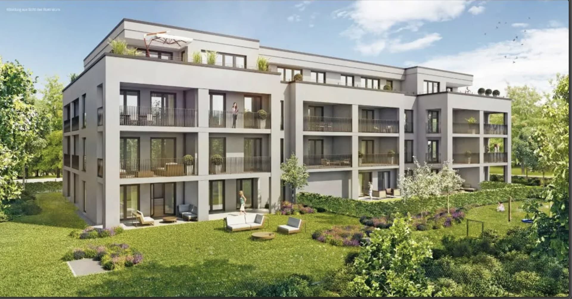TOP Möbliertes Renditeobjekt 1 Zimmer-Wohnung mit Balkon+TG in Ottobrunn