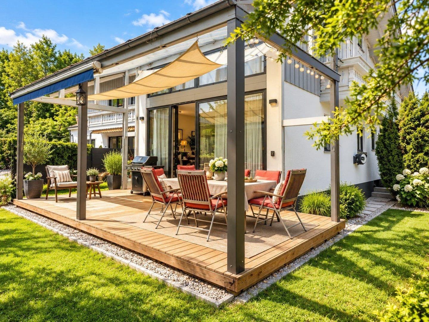 Provisionsfrei: 261 m² Doppelhaushälfte mit Loft-Charakter, Doppelgarage und Südwest-Terrasse